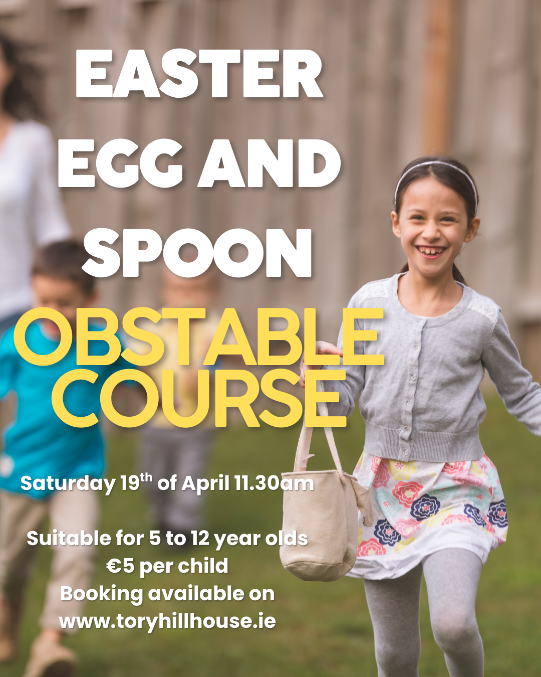 Easter Egg and Spoon Obstacle Challenge